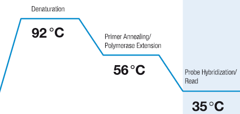 Abbott RealTime HIV-1 assay low temp read cycles